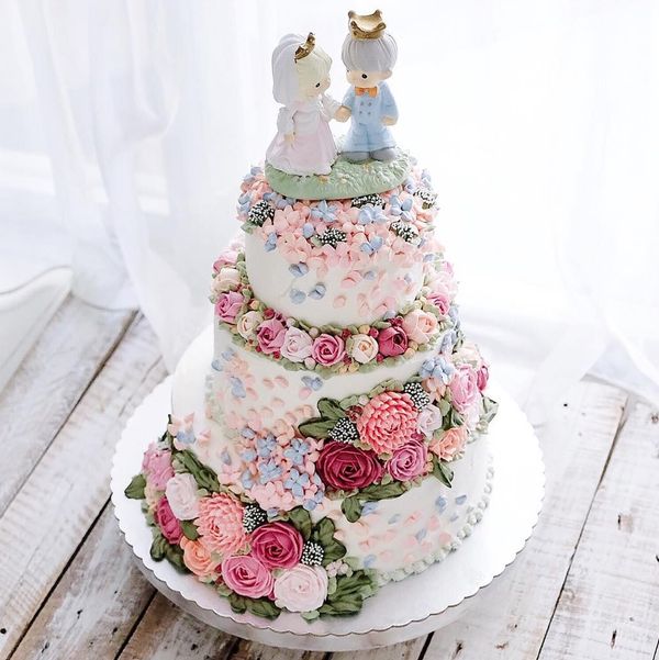 торт с цветами фото от ivenoven