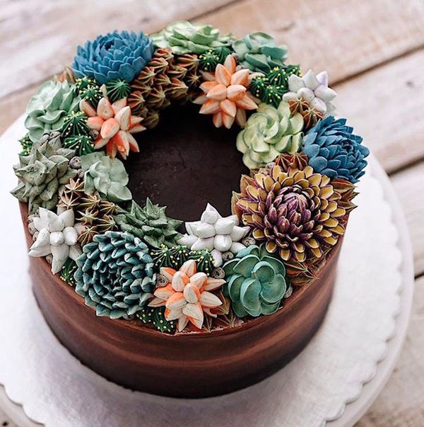 торт с цветами фото от ivenoven